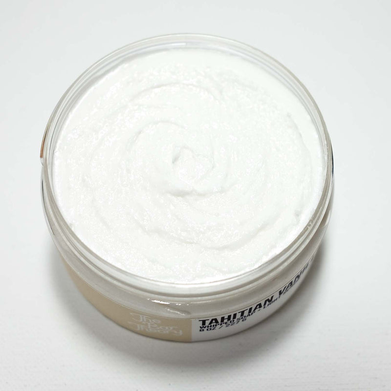 Tahitian Vanilla Whipped Soap + Light Scrub